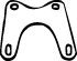 WALKER 82573 Mounting Kit, silencer